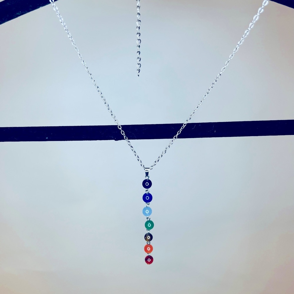 2/$20 Chakra crystal necklaces (new without box)